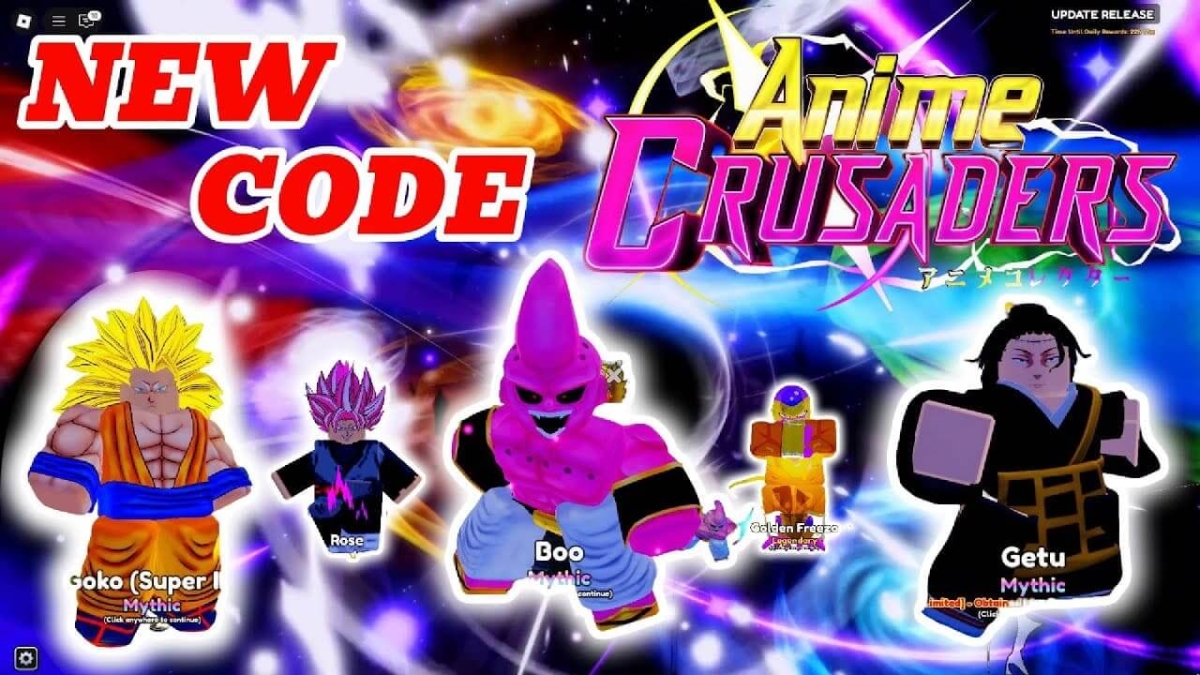 Code Anime Crusaders mới nhất 09/2025 cập nhật liên tục